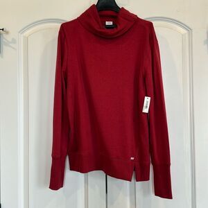 Amazon Essentials Women's Studio Terry Long-Sleeve Funnel Neck Sweatshirt Medium